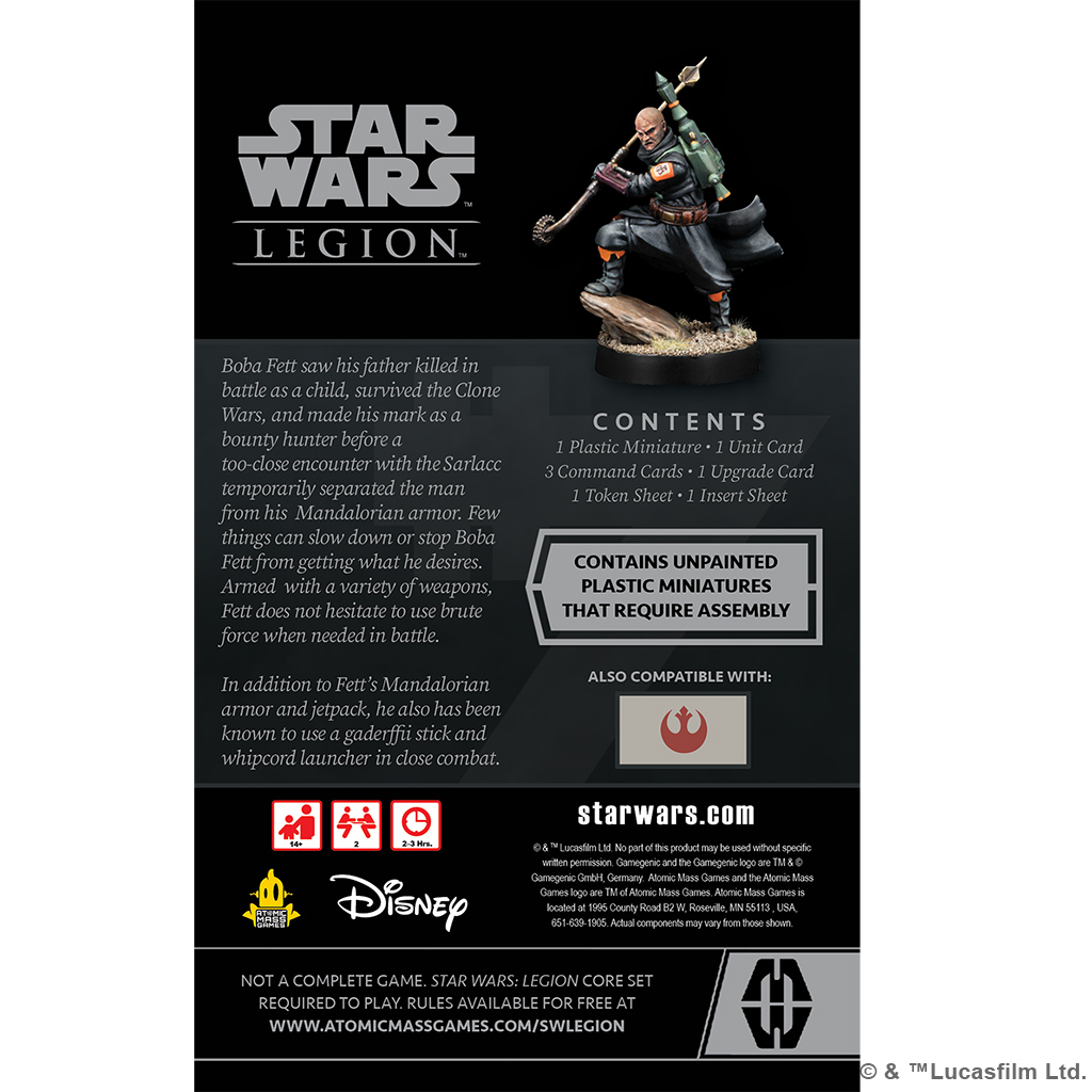 Star Wars : Legion - Boba Fett (Daimyo): Operative Expansion